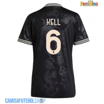 Camisa de time de futebol Juventus Lloyd Kelly #6 Replicas 3º Equipamento Feminina 2025-26 Manga Curta
